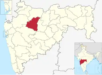 Localisation de District de Chhatrapati Sambhajinagar