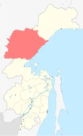 Localisation de Raïon d'Aïan-et-Maïa