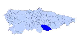 Localisation de Moreda de Aller