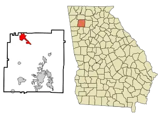 Localisation de Adairsville