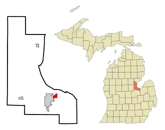 Localisation de Essexville