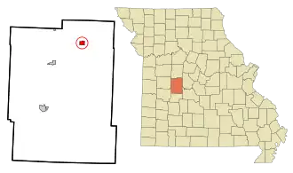 Localisation de Cole Camp