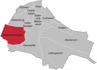 Localisation de Arensch