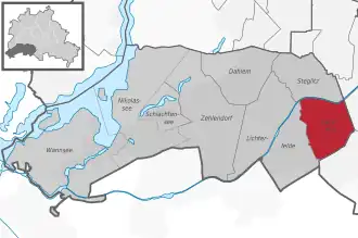 Localisation de Berlin-Lankwitz