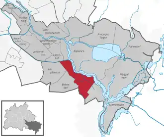 Localisation de Berlin-Grünau