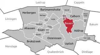 Localisation de Bevern