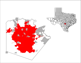 Localisation de San Antonio