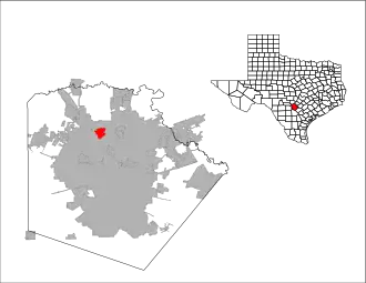 Localisation de Shavano Park