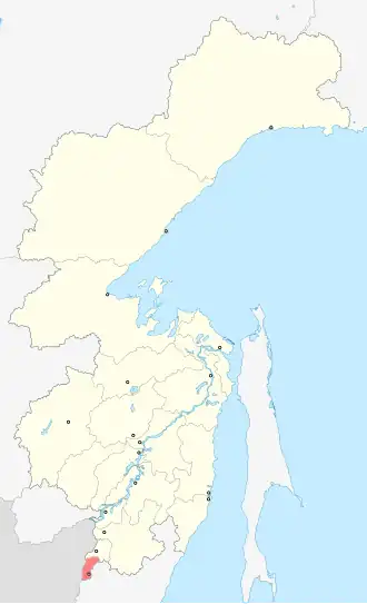 Localisation de Raïon de Bikine