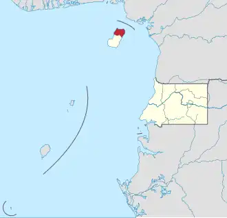 Localisation de Bioko-Norte