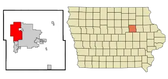 Localisation de Cedar Falls