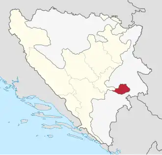 Canton du Podrinje bosnien