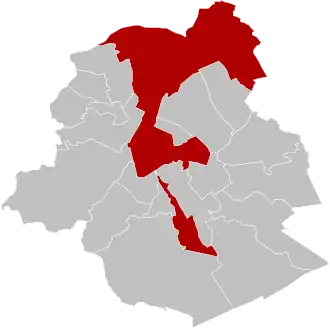 Localisation de Ville de Bruxelles