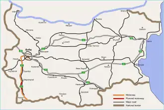 Image illustrative de l’article Autoroute A3 (Bulgarie)