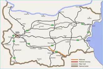 Image illustrative de l’article Autoroute A4 (Bulgarie)