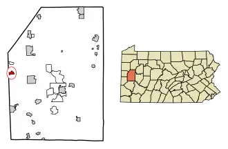 Localisation de Portersville