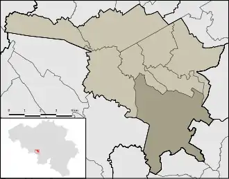 Localisation de Buvrinnes