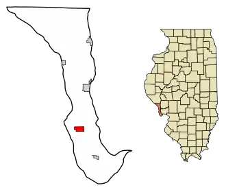 Localisation de Batchtown