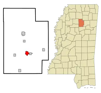 Localisation de Calhoun City