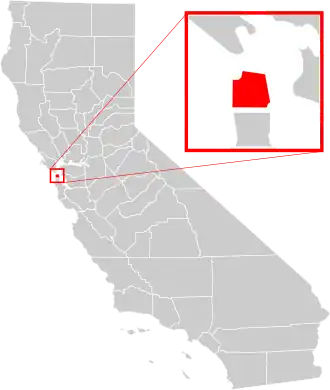 Localisation de San Francisco