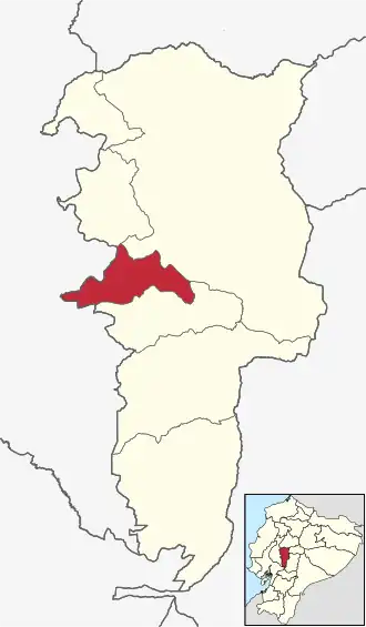 Localisation de Canton de Caluma