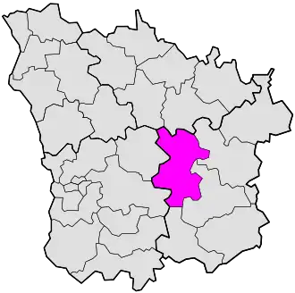 Canton de Châtillon-en-Bazois