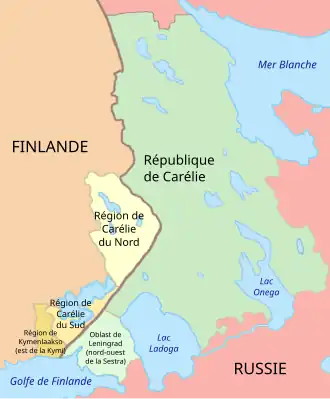 Localisation de Carélie