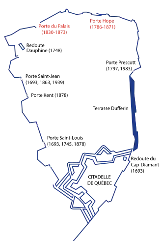 Image illustrative de l’article Fortifications de Québec