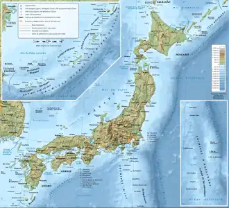 carte : Géographie du Japon