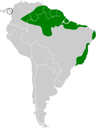 Description de l'image Caryothraustes canadensis map.svg.