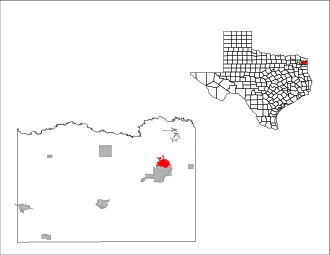 Localisation de Queen City