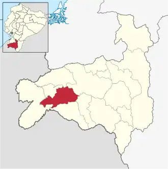 Localisation de Canton de Celica