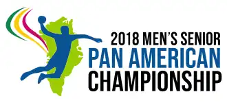 Description de l'image Championnat panaméricain masculin de handball 2018 logo.svg.