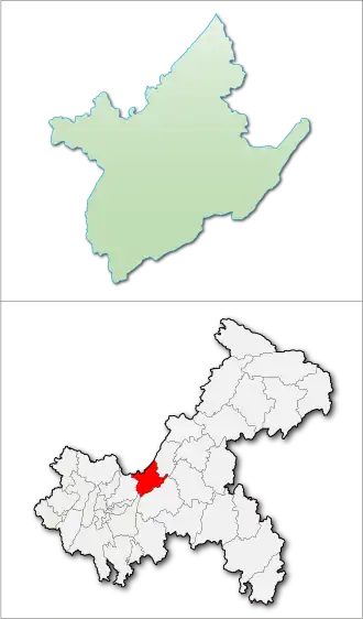 Localisation de Chángshòu Qū