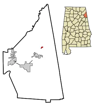 Localisation de Gaylesville