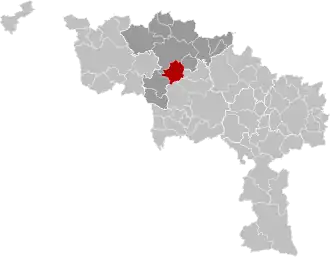 Localisation de Chièvres