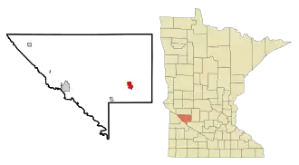 Localisation de Clara City