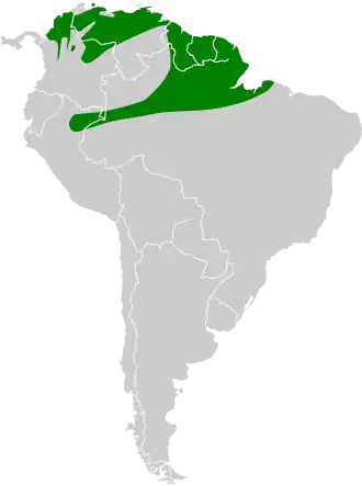 Description de l'image Chrysomus icterocephalus map.svg.