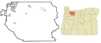 Localisation de Johnson City