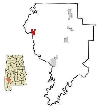 Localisation de Coffeeville