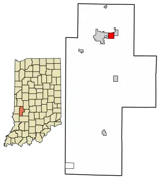 Localisation de Knightsville