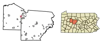 Localisation de Falls Creek