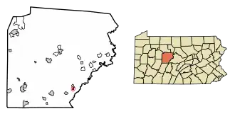 Localisation de Houtzdale