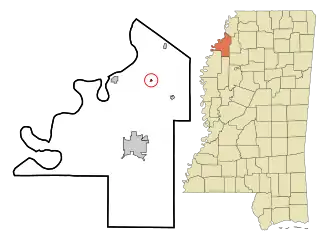 Localisation de Coahoma