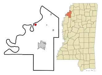 Localisation de Friars Point