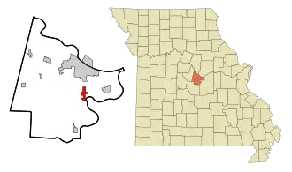 Localisation de Wardsville