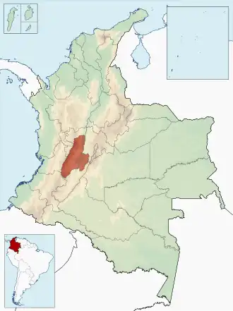 Localisation de Tolima
