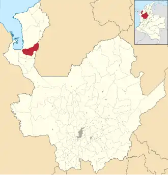 Localisation de Apartadó