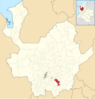 Localisation de Cocorná