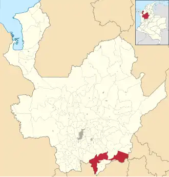 Localisation de Sonsón